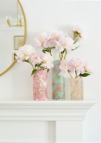 DIY: Paper Napkin Petal Vases